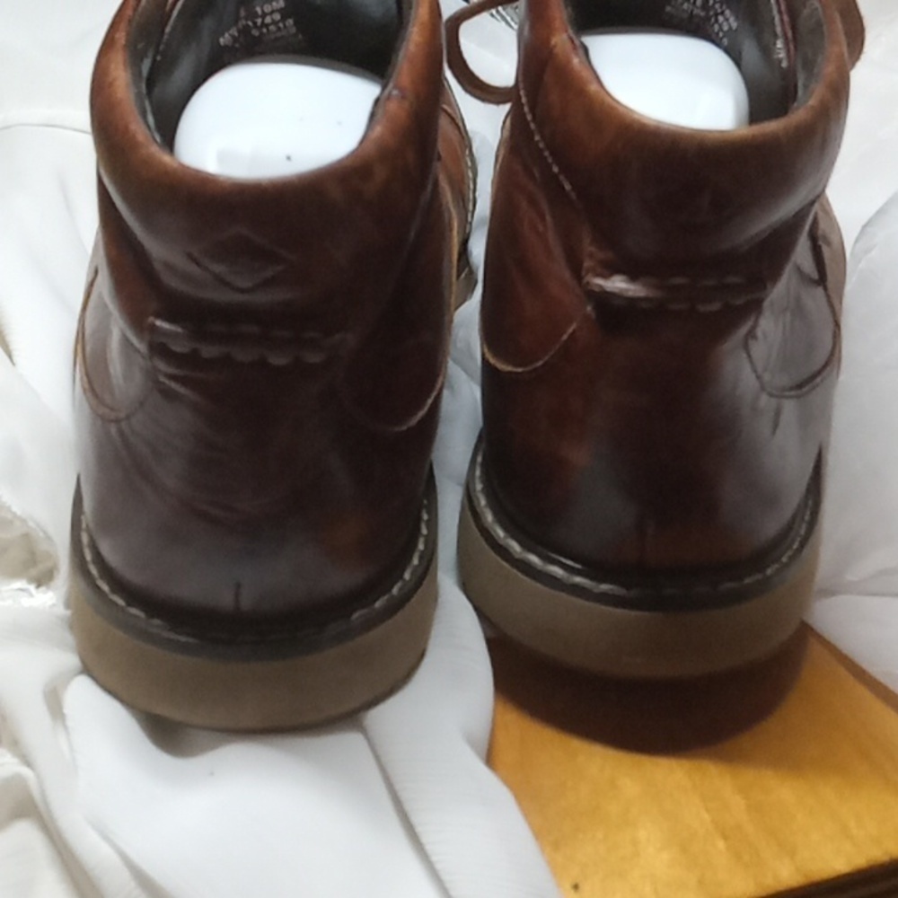 Sperry top siders brown men's shoes size 10 - Picture 4 of 7